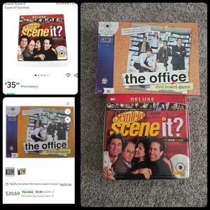 The Office DVD Board Game + Seinfeld Scene It? Deluxe DVD Game.